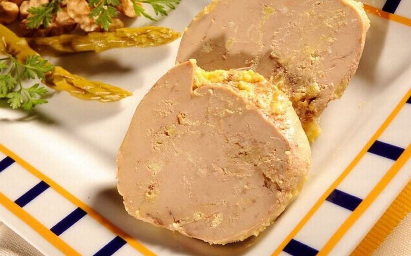 Ferme Arnabar - tranche de foie gras mi-cuit