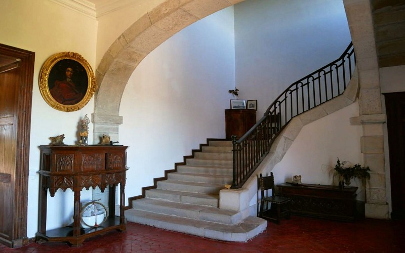 escalier - chateau - coarraze - OTCPN-ML-ok