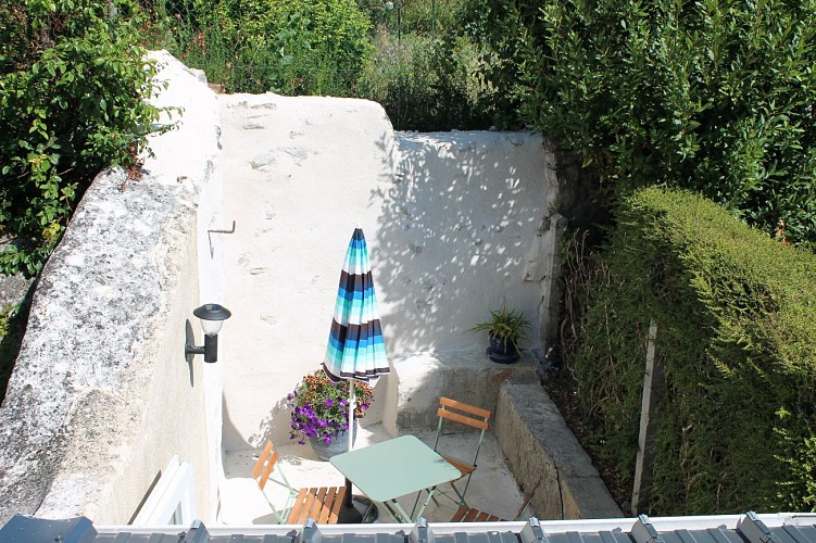 Meublé Atoué Loc - Fresnay-sur-Sarthe - terrasse