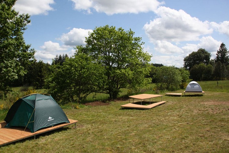 Aire de bivouac de la Maison du Parc Naturel Régional de Millevaches