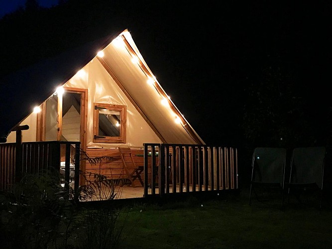 Cabanes toilées Domaine Les Filloux