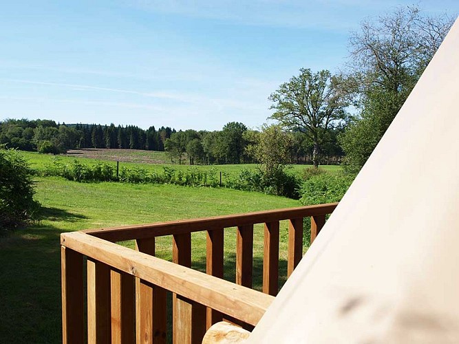 Cabanes toilées Domaine Les Filloux