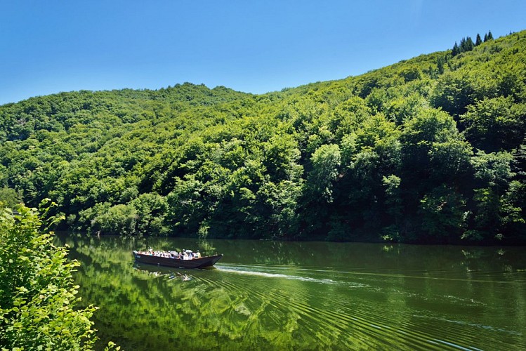 Les gabares de Haute-Dordogne à Spontour