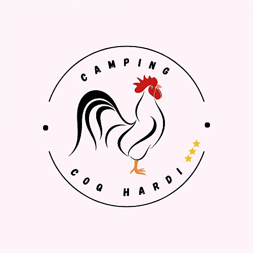 LOGO ROND camping coq hardi - 1