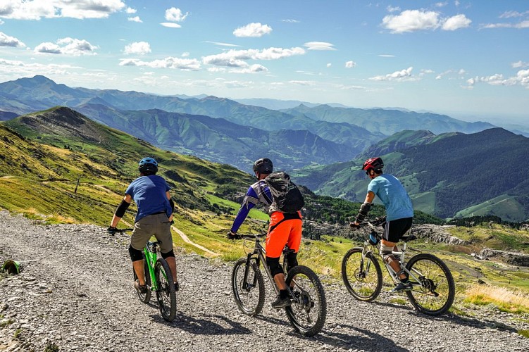 VTT Enduro départ de l'Arlas