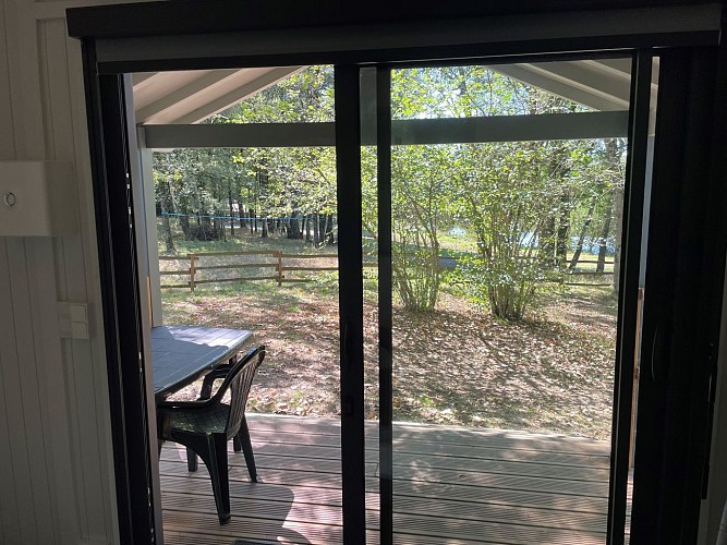 vue du mini-chalet le boulou