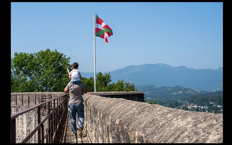 enfant drapeau