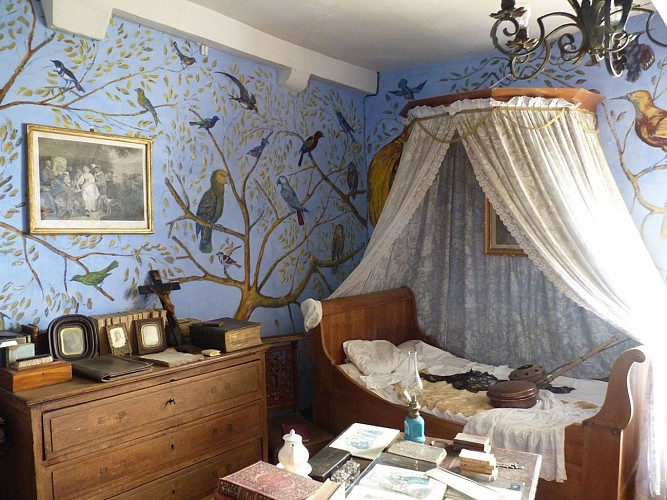 Château de Mascaraàs chambre bleu