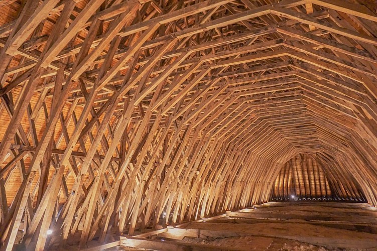 Charpente-eglise-st-girons-monein-bearn