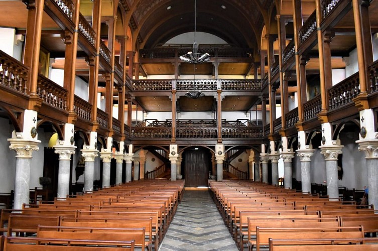 Eglise St Jean Basptiste nef - Hasparren