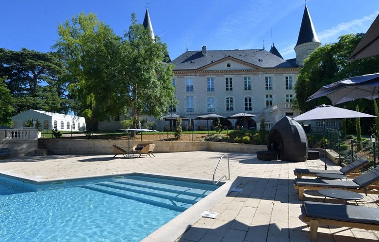 Château Saint-Marcel piscine