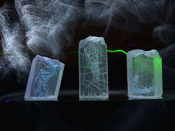 Alexandre Vieira souffleur de verre - Saint Jean le Vieux - isulfures abysses