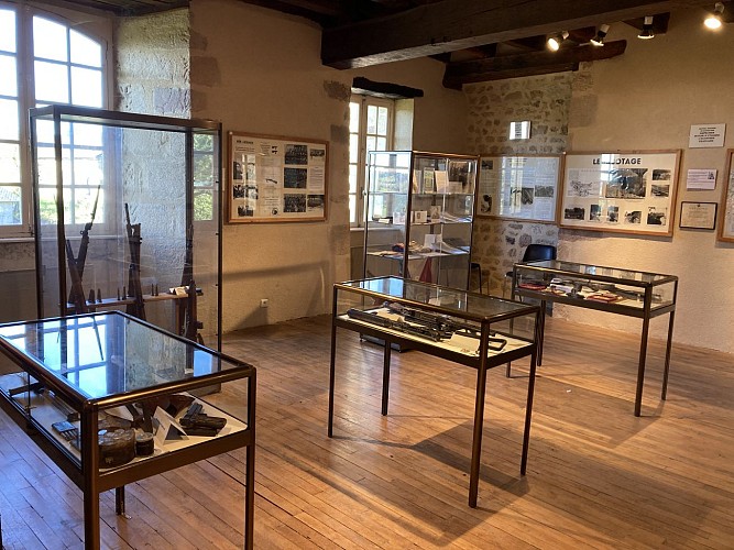 Salle 2 exposition permanente © Musée de la Résistance de Peyrat le Château sept 2022