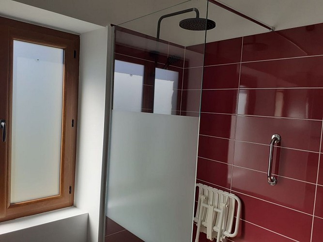 Douche à l'italienne