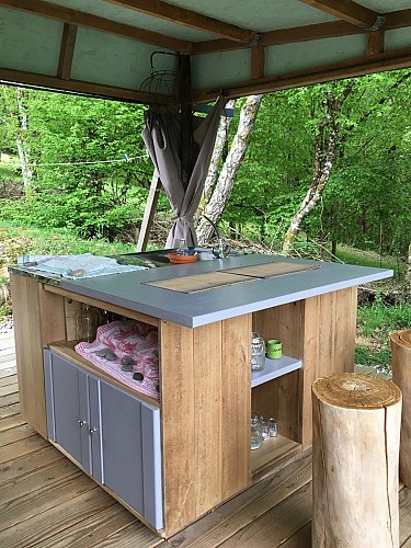 La Cabane Poussière d'Etoile - Les Jardins d'Yzorche