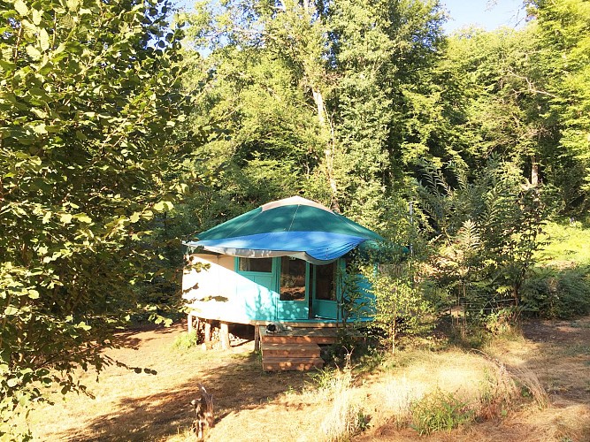 La Yourte Enchantée - Les Jardins d'Yzorche