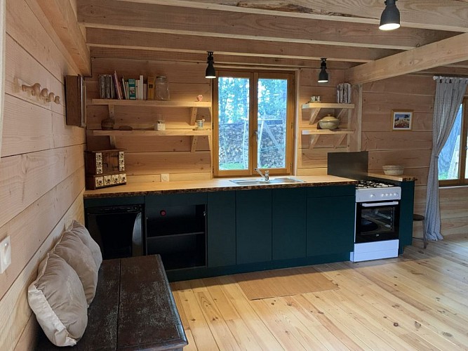 Location Les Cabanes de Lou-loup - La cabane Newton - 8 personnes