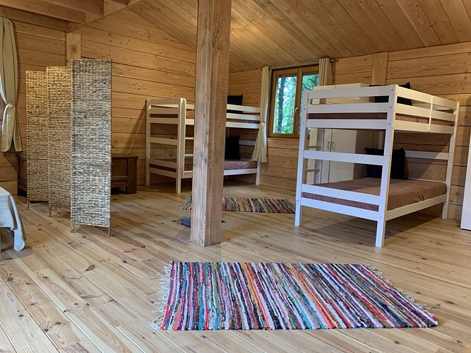 Location Les Cabanes de Lou-loup - La cabane Newton - 8 personnes