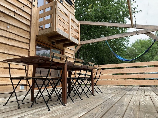 Location Les Cabanes de Lou-loup - La cabane Newton - 8 personnes