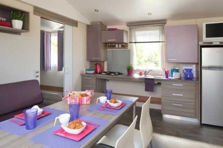 Mobil Home Hélios - Camping du Moulin de Piot ( adapté PMR)