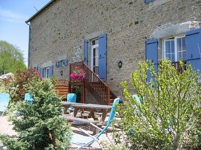 Terrasse vache prisonnier