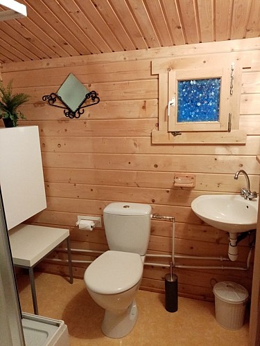 camping-la-perle-creuse-chalet Mexico-4personnes-salle d'eau