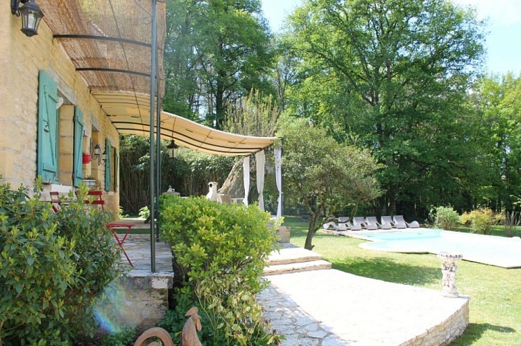 050031 - la chaumière - maison avec piscine privée - 5 étoiles - proche de sarlat  44)