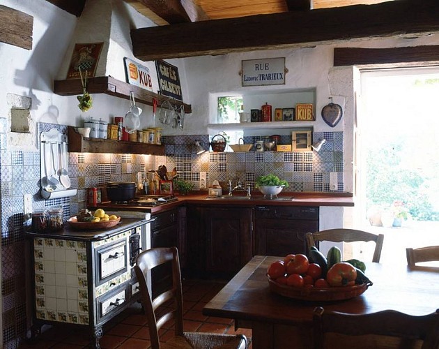 Gîte Fond Losse Lusignac Cuisine