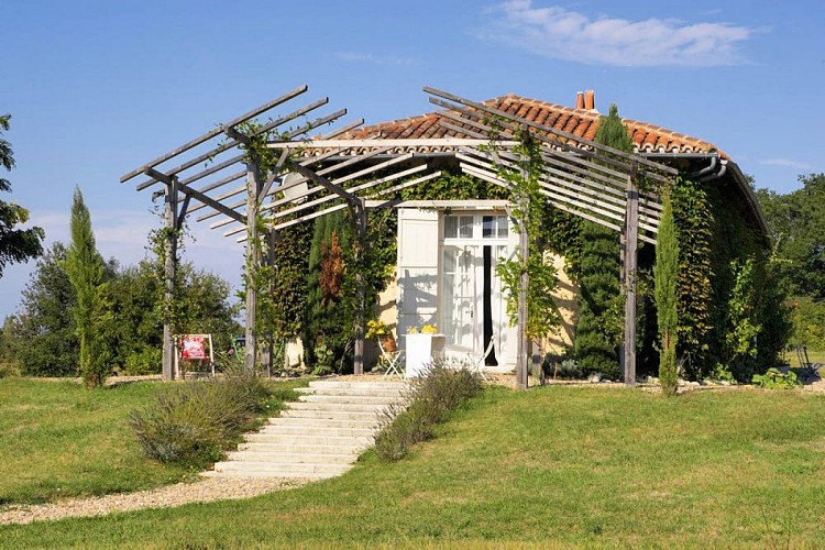 Gite La gravette terrasse