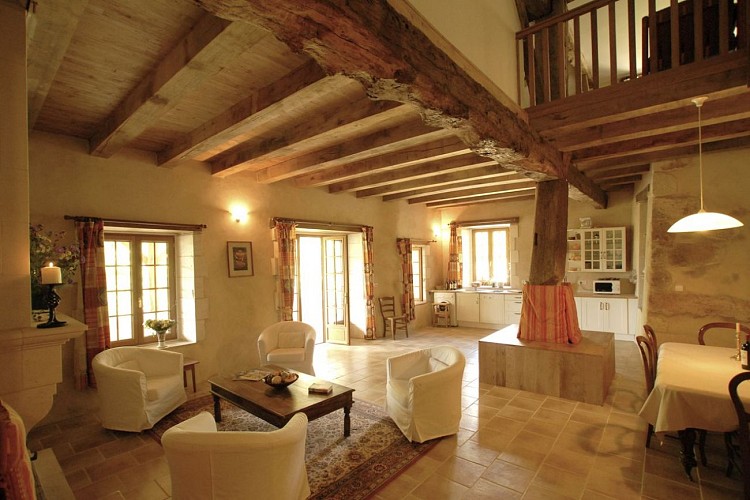 Gite Ménardie salon