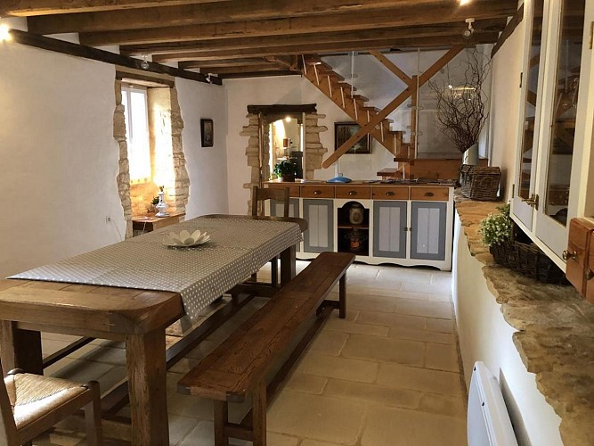 Gîte le logis de contie - Salle à manger