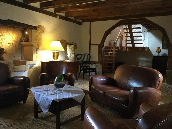 Gîte le logis de contie - Salon