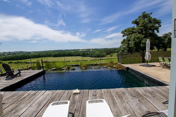 Gite la Gironie piscine naturelle