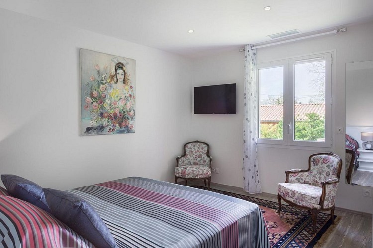 Gîte les cyprès chambre