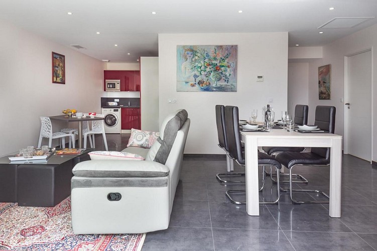 Gîte l'olivier salon