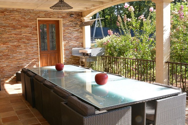 la terrasse couverte