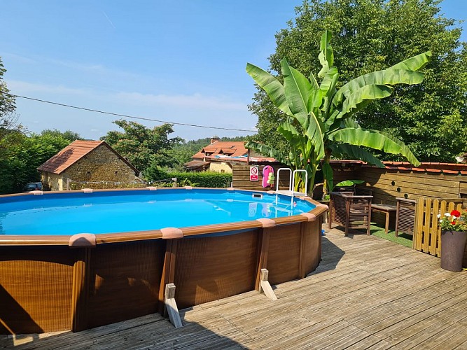 Gite Chavaroche piscine