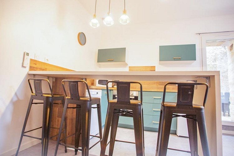 HLO-Montignac-Escapade à Lascaux Le Loft- cuisine américaine