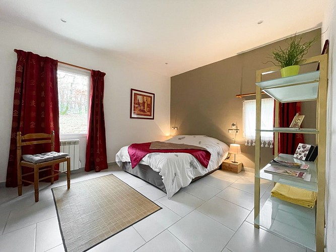 Chambre rouge la chenaie