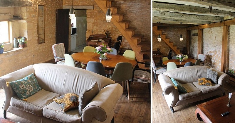 HLO-Les Eyzies-La maison de César-salon©C.Lacombe