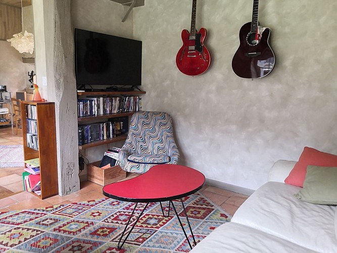 La maison, le petit salon télé