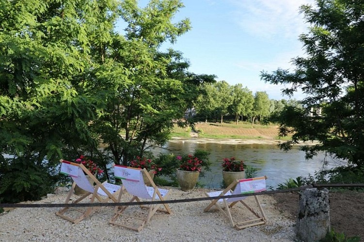 terrasse vue riviere