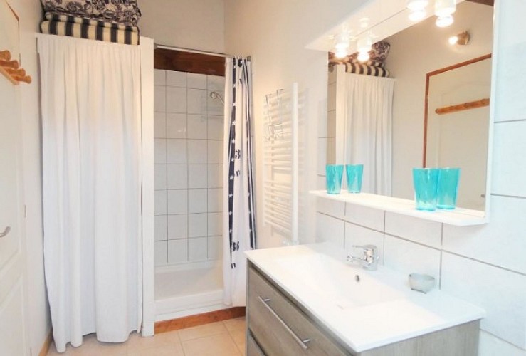 Vallery - salle d'eau douche