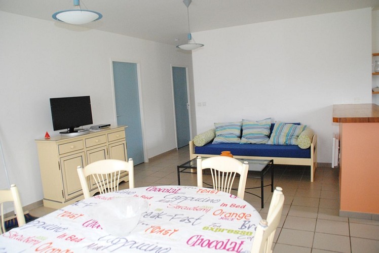 Vieux Port Maremne - séjour