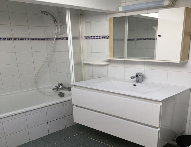 Bru Les Fougères meuble lavabo + baignoire