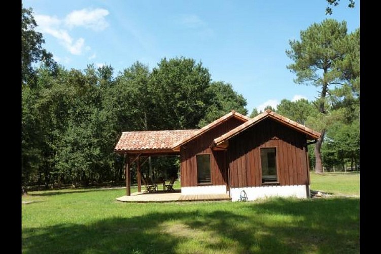 Gîte en forêt landaise avec jacuzzi d'intérieur