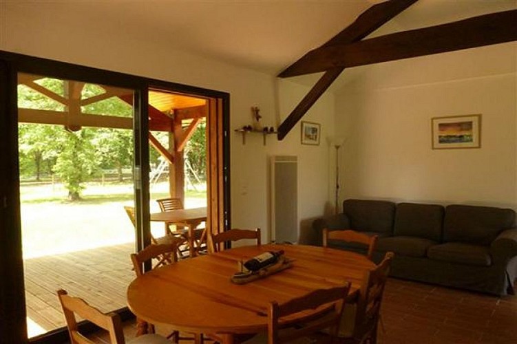 Gîte en forêt landaise avec jacuzzi d'intérieur