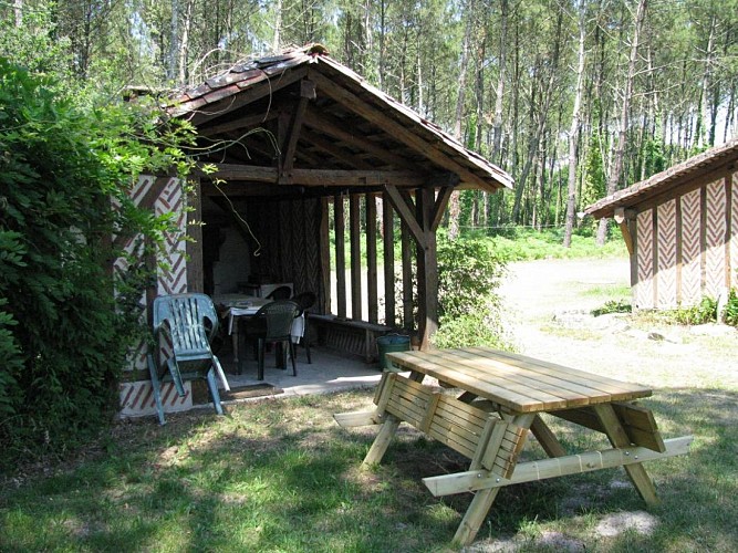 Extérieur de La Maison Landaise de Maâ_Moliets_Landes Atlantique Sud