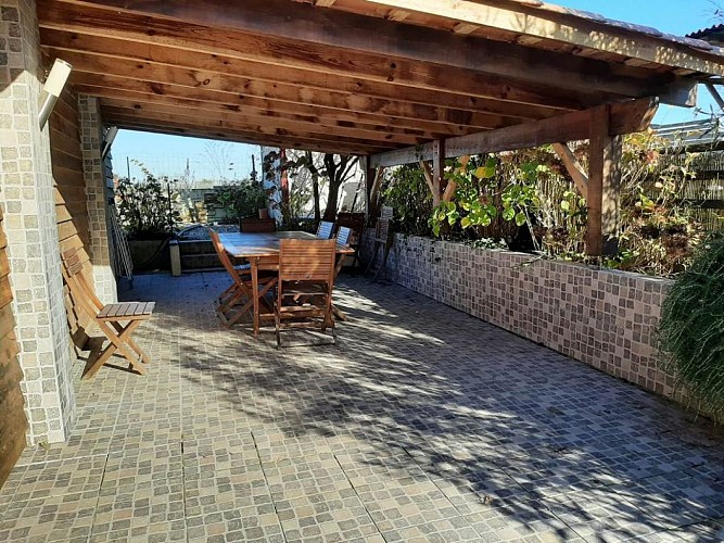 Budai - terrasse privative couverte