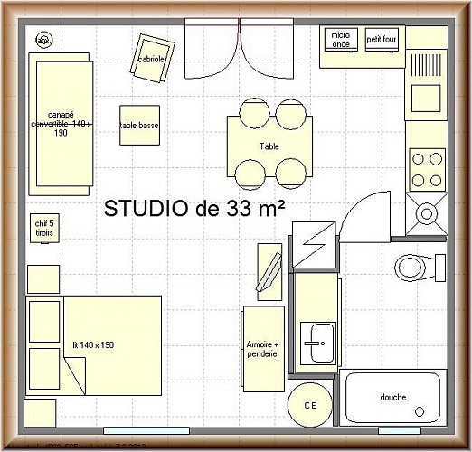 Plan du Studio